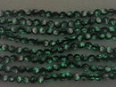 Lampwork Beads Round 8mm [Purple/Luminous type] 1/4 or 1strand beads (aprx.15inch/36cm)