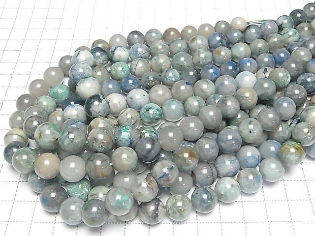 Quantum Quattro Silica AA+ Round 11mm 1/4 or 1strand beads (approx. 15 inch/37 cm)