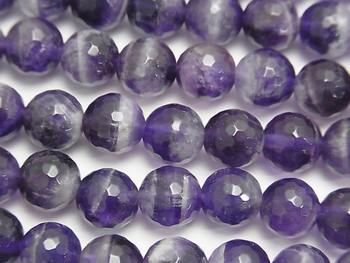 Amethyst, Faceted Round Gemstone Beads