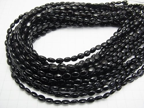 1strand $6.79! Onyx  Oval 8x6x4mm 1strand beads (aprx.15inch/38cm)