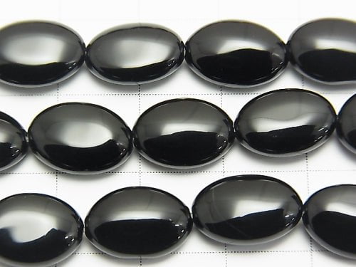 [Video]Onyx Oval 12x8x5mm 1strand beads (aprx.15inch/36cm)