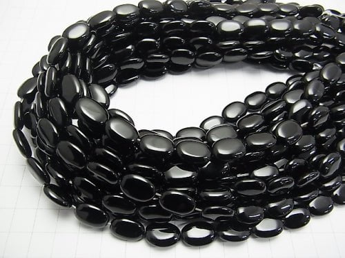 [Video]Onyx Oval 14x10x4mm 1strand beads (aprx.15inch/36cm)