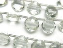 Diamond, Green Amethyst Gemstone Beads