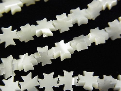 Cross, Mother of Pearl (Shell Beads) Pearl & Shell Beads