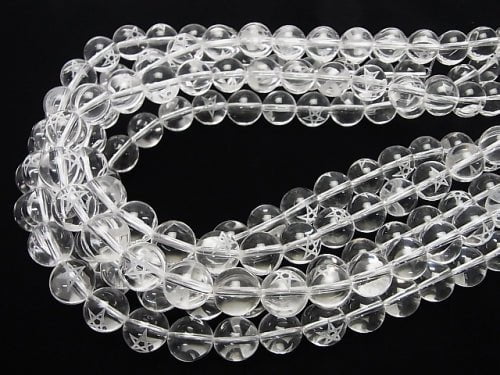 [Video] Crystal AAA - Round 8 mm, 10 mm, 12 mm half or 1 strand beads (aprx. 15 inch / 37 cm)