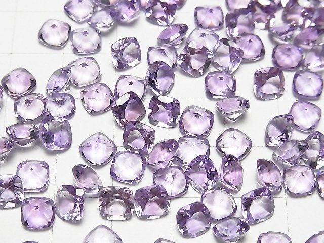 [Video] High Quality Amethyst AAA Loose stone Square Faceted 6x6mm 5pcs