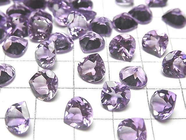 [Video] High Quality Pink Amethyst AAA Undrilled Chestnut Faceted 8 x 8 mm 5pcs $7.79!