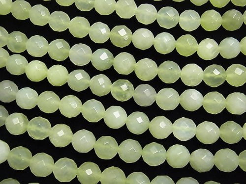 1strand $9.79! New Jade 64Faceted Round 10mm 1strand beads (aprx.15inch / 36cm)