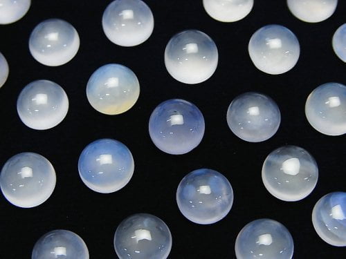 Cabochon, Chalcedony Gemstone Beads