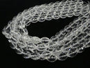 [Video] High Quality! Crystal AAA Faceted Rice 14 x 10 x 10 mm 1/4 or 1 strand beads (aprx.15 inch / 36 cm)