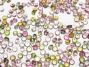 [Video]High Quality Multicolor Tourmaline AAA Loose Stone Round Faceted 3x3mm 10pcs