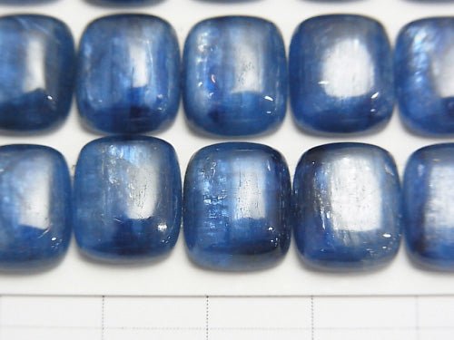 [Video] High Quality Kyanite AAA Rectangle Cabochon 12x10mm 3pcs