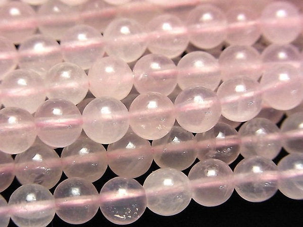 Rose Quartz, Round Gemstone Beads