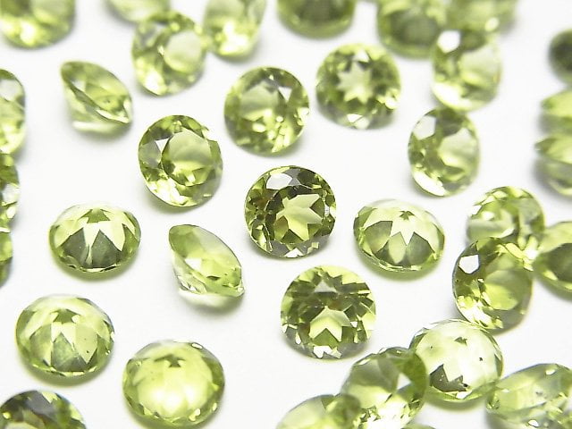 Peridot, Undrilled (No Hole) Gemstone Beads