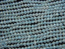 [Video]High Quality Blue Apatite AAA - Faceted Button Rondelle 2.5 x 2.5 x 2 mm 1 strand beads (aprx.15 inch / 38 cm)