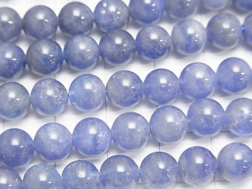 [Video] High quality Tanzanite AAA Round 7mm 1/4 or 1strand beads (aprx.15inch / 38cm)