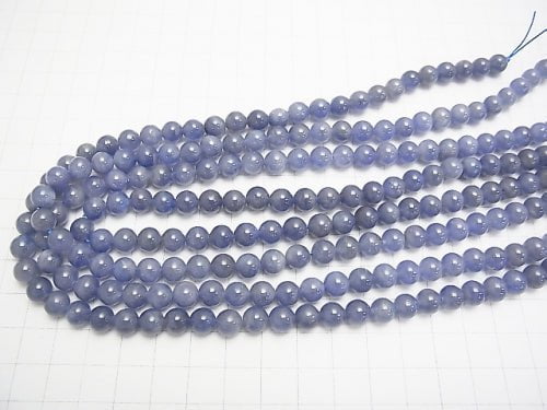 [Video] High quality Tanzanite AAA Round 7mm 1/4 or 1strand beads (aprx.15inch / 38cm)