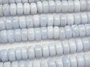 1strand $15.99! Blue Lace Agate AA++ Rondelle 8x8x4mm 1strand beads (aprx.15inch/38cm)