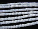 1strand $15.99! Blue Lace Agate AA++ Rondelle 8x8x4mm 1strand beads (aprx.15inch/38cm)