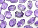 [Video]High Quality Amethyst AAA- Oval Faceted 8x6mm 1/4strands -Bracelet
