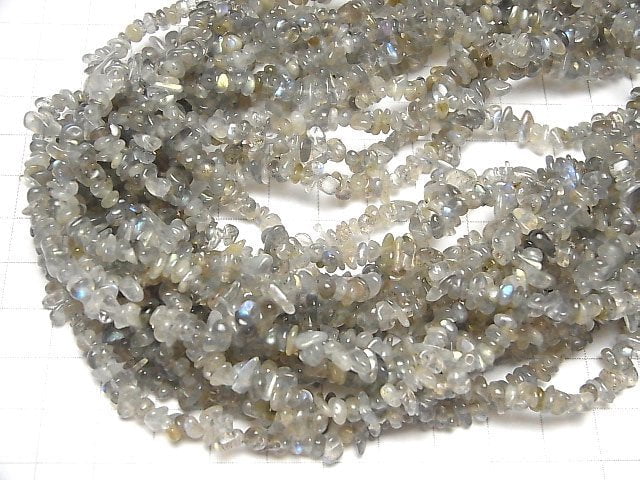 Labradorite AA++ Chips (Small Nugget ) 1strand beads (aprx.33inch/82cm)