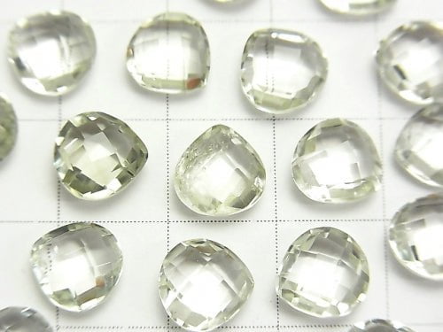 High Quality Green Amethyst AAA Undrilled Chestnut Shape 8 x 8 x 4 mm 5 pcs $5.79!