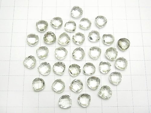 High Quality Green Amethyst AAA Undrilled Chestnut Shape 8 x 8 x 4 mm 5 pcs $5.79!