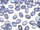 [Video]High Quality Tanzanite AA++ Oval Cabochon 6x4mm 5pcs