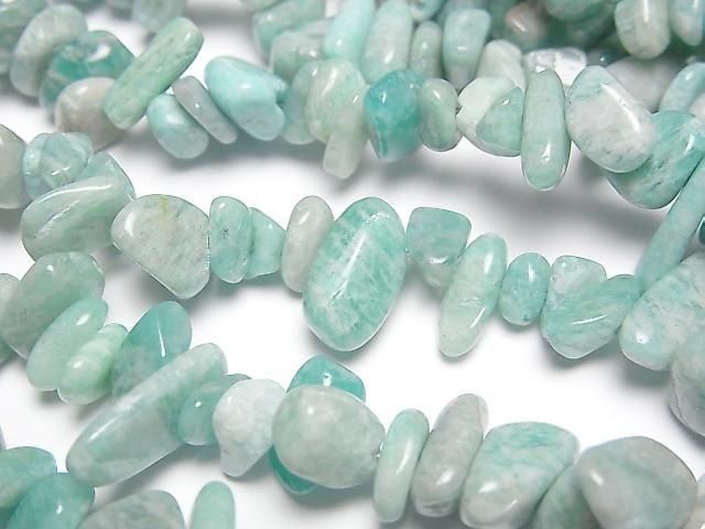 Mozambique Amazonite AA Chips (Small Nugget) 1strand beads (approx. 15 inches/38 cm)