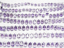 [Video]High Quality Amethyst AAA Pear shape Faceted 10x7mm half or 1strand (18pcs )