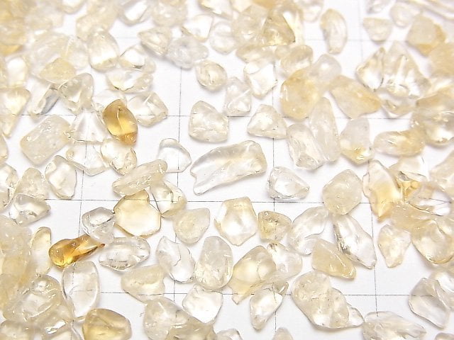 Citrine AA ++ Undrilled Chips [S size] 100 grams $3.79!