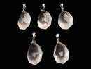 High Quality Madagascar Rose Quartz AAA Multiple Facets Faceted Pendant NO.2 [S][M] Silver925