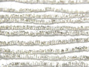 Karen Silver Chips (Discs) 1.5x1.5x1mm 1/8" or 1-strand beads (approx. 26 inches/66 cm)