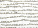 Karen Silver Chips (Discs) 1.5x1.5x1mm 1/8" or 1-strand beads (approx. 26 inches/66 cm)