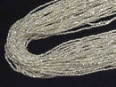 Karen Silver Chips (Discs) 1.5x1.5x1mm 1/8" or 1-strand beads (approx. 26 inches/66 cm)