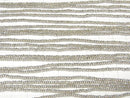 Karen Silver Rondelle 1.5x1.5x1mm 1/8 or 1 strand beads (approx. 26 inches/66 cm)