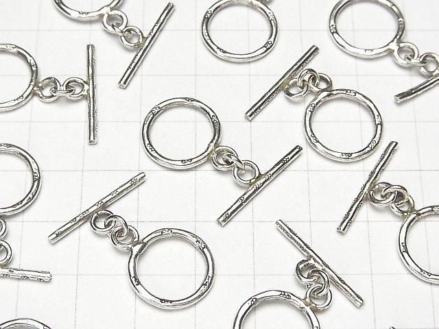 Karen Silver Patterned Toggle Glasses, 14mm, 1 pair