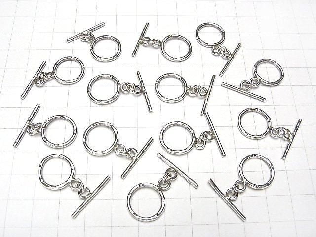 Karen Silver Patterned Toggle Glasses, 14mm, 1 pair