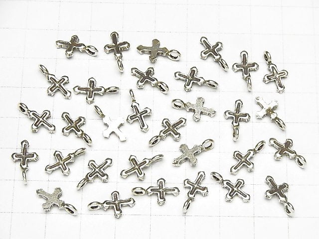 Karen Silver Cross Motif Charm 14x8mm 1pc