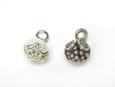 Karen Silver Fruit Charm 12x8x8mm [White Silver] [Oxidized Silver] 1pc