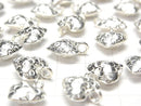 Karen Silver Hammer Pattern Heart Motif Charm 14x12mm White Silver 1pc