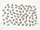 Karen Silver Patterned Rondelle 4x3x3mm 10pcs