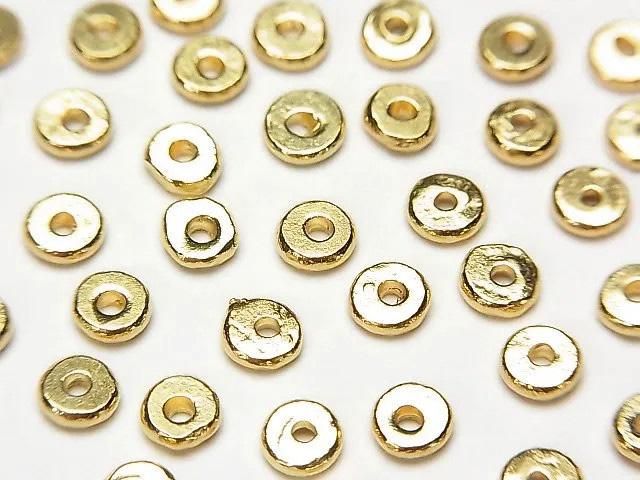 Karen Silver Rondelle (Discs) 5x5x1.5mm 18KGP 5pcs