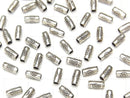 Karen Silver Ornament Tube 6x2.5x2.5mm 10pcs