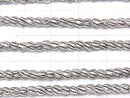 Karen Silver Line Carved Rondelle 3.5x3.5x3mm 1/4 or 1strand (38cm)