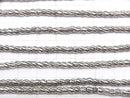 Karen Silver Line Carved Rondelle 3.5x3.5x3mm 1/4 or 1strand (38cm)