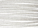Karen Silver Patterned Tube 2.5x1x1mm White Silver half or 1strand beads (aprx.26inch/64cm)