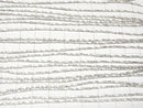 Karen Silver Twist Tube 3x1x1mm White Silver Half or 1 Strand Beads (approx. 26 inches/66 cm)