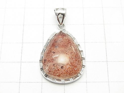 [One of a kind] Lepidocrocite in Quartz AAA- Pendant  Silver925  NO.58