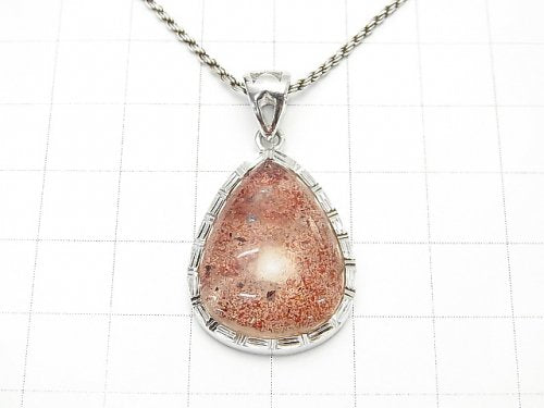 [One of a kind] Lepidocrocite in Quartz AAA- Pendant  Silver925  NO.58
